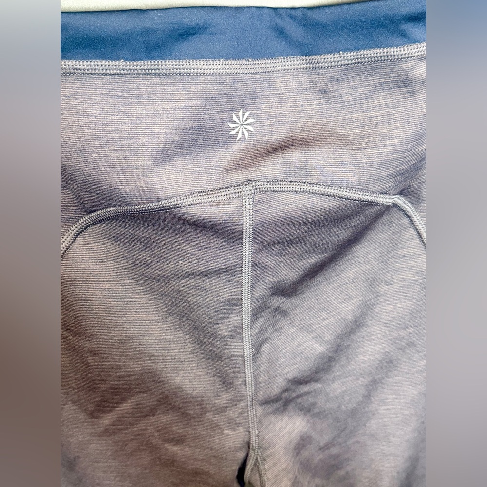 Athleta Ultimate Stash Pocket 7/8 Tight Leggings Blue Hearth Rose, Size S - Picture 5 of 9